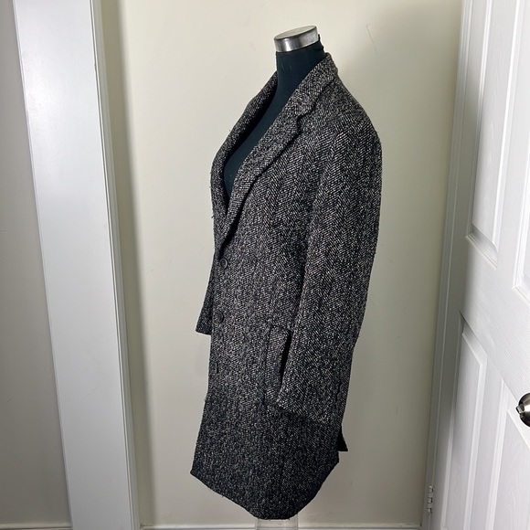 Boyfriend Button Seoul Outerwear Trench Slouch Coat Size Medium Oversized - Picture 8 of 15